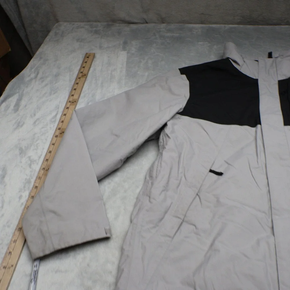 North‎ Face Jacket Mens Medium Grey Lone Peak Waterproof Wind Rain 3in1 Shell